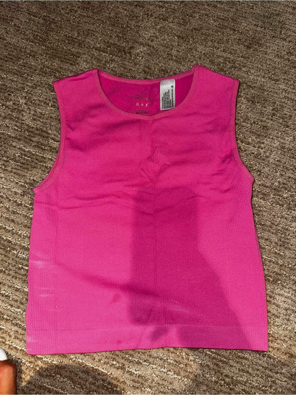Target Women’s Ribbed Tank Top - Hot Pink